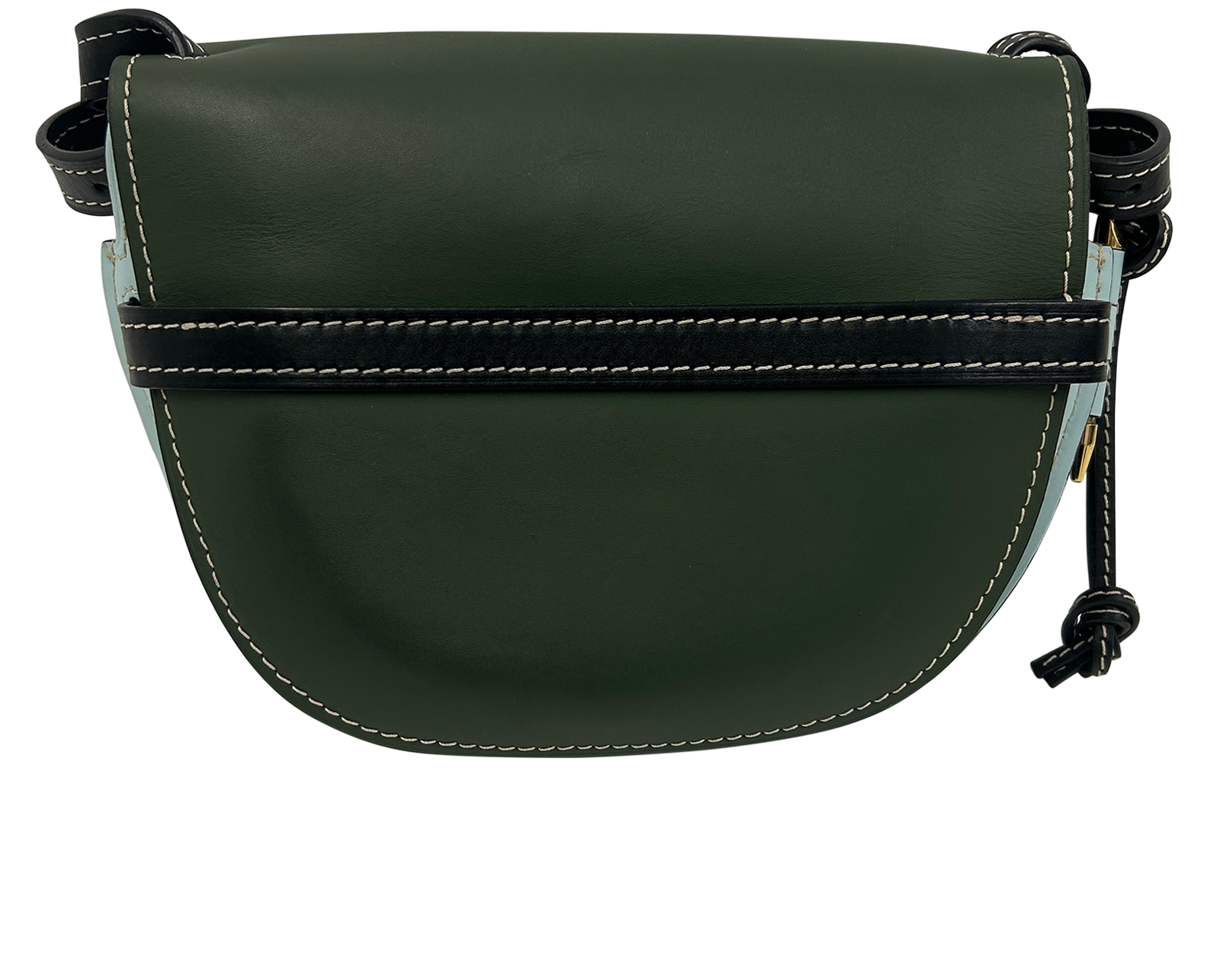 Gate M, 1.100&euro;, Bolso, Azul/Negro/Verde, Animal - Piel, Vista trasera