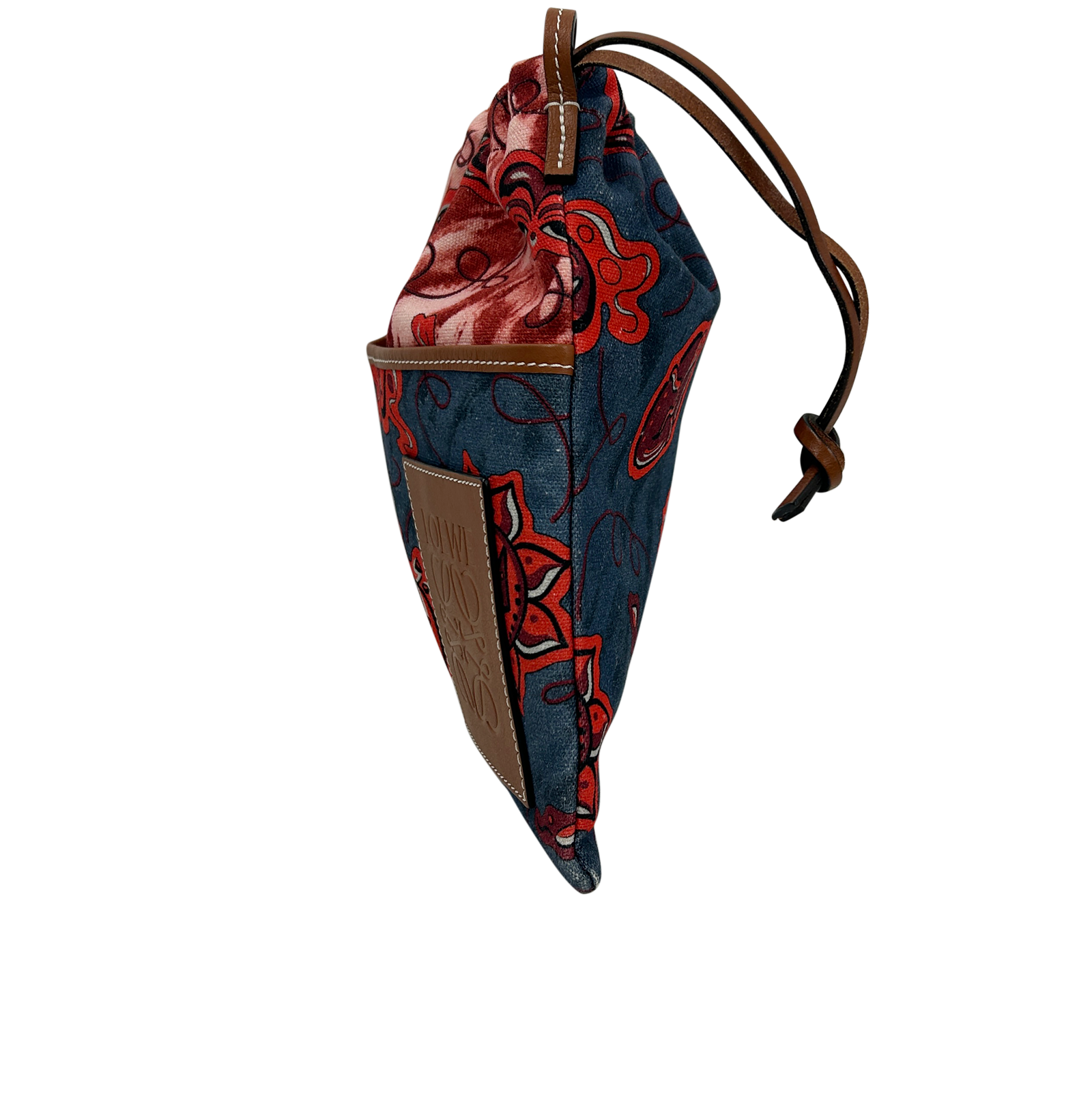 Bandolera Paulas, 350&euro;, Bolso, Azul/Rojo, Tejido - General, Vista inferior