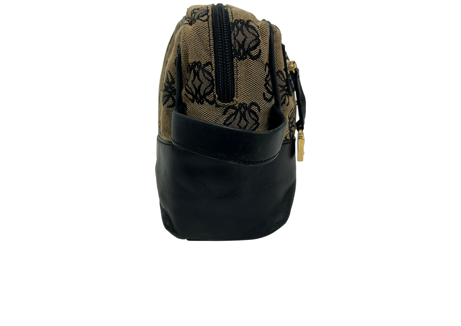 Neceser, 140&euro;, Bolso, Marrón/Negro, Animal - Piel/Tejido - General, Vista lateral