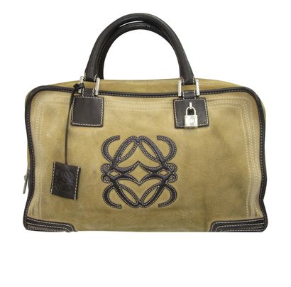 Amazona 36, 320&euro;, Bolso, Oro, Cuero - Ante, Vista frontal