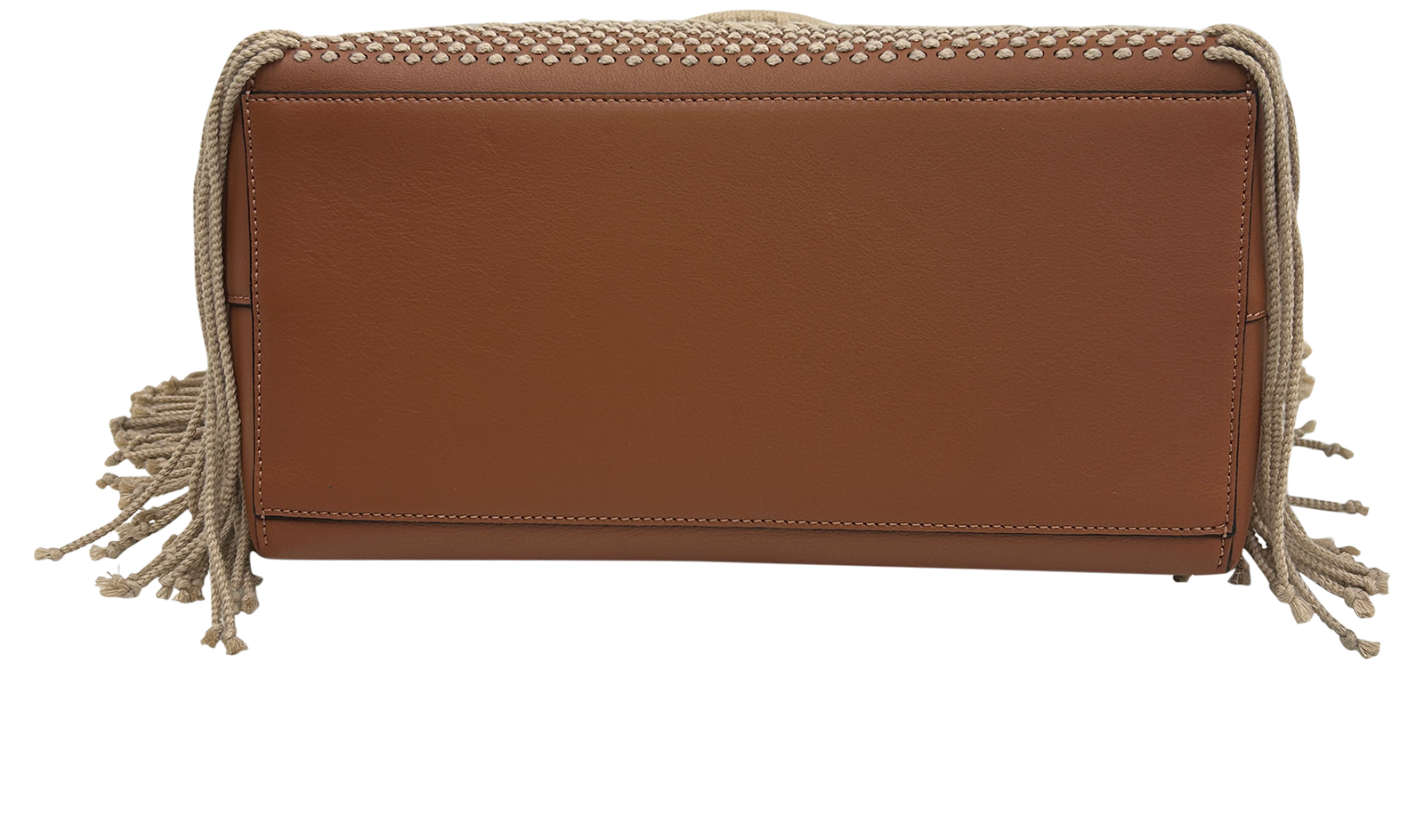 Tote Fringes, 1.200&euro;, Bolso, Marrón, Animal - Piel, Vista superior