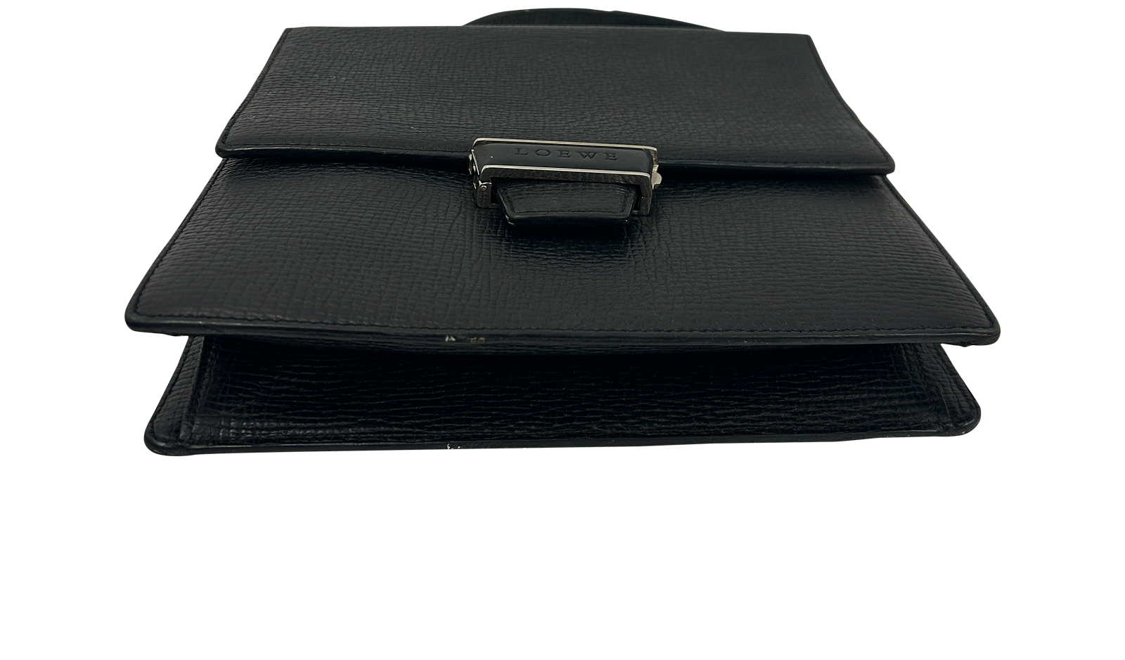 Bolso de Mano sin Correa Solapa, 290&euro;, Bolso, Negro, Animal - Piel, Vista superior