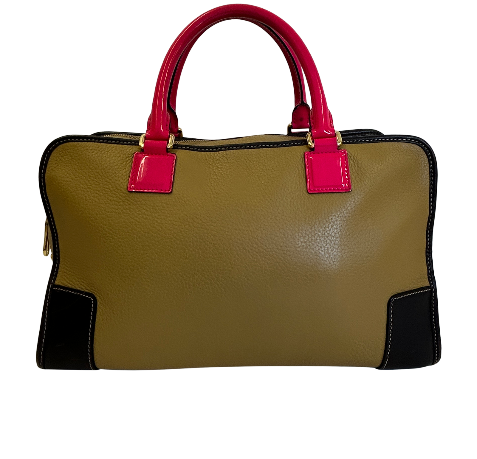 Amazona 36 Edición Limitada, 510&euro;, Bolso, Marrón/Rosa, Animal - Piel, Vista trasera