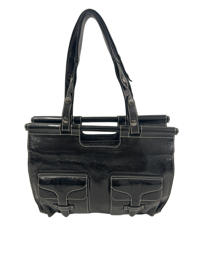 Lollipop Bolso, 240&euro;, Bolso, Marrón, Cuero - Charol, Vista frontal