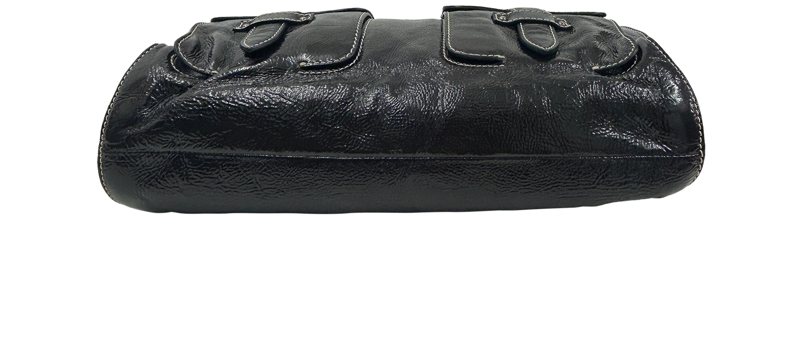 Lollipop Bolso, 240&euro;, Bolso, Marrón, Cuero - Charol, Vista superior