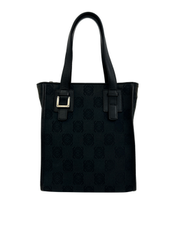 Tote, Tejido, Anagrama, Negro,,150403,3*