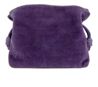 Flamenco, 980&euro;, Bolso, Morado, Textil - Terciopelo, Vista frontal