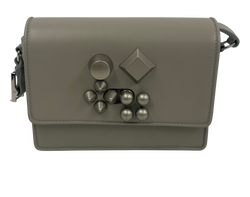 Christian Louboutin Bandolera,Piel,Gris,DB,3*