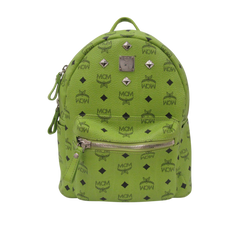 Mochila Logo,Piel,Verde,2