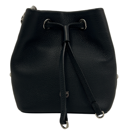 Bucket, 200&euro;, Bolso, Negro, Animal - Piel, Vista frontal