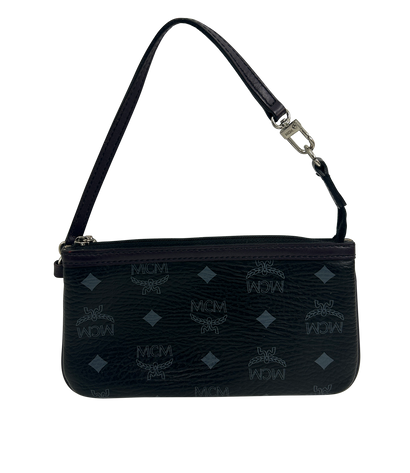 Clutch, 90&euro;, Bolso, Azul/Morado/Negro, Animal - Piel, Vista frontal