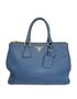 Galleria Doble, 420&euro;, Bolso, Azul, Animal - Piel, Vista frontal