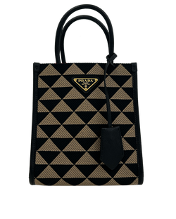 Symbol Mini Bolso, Jaquard, Beige/Negro,4, DB/Box, 7/5