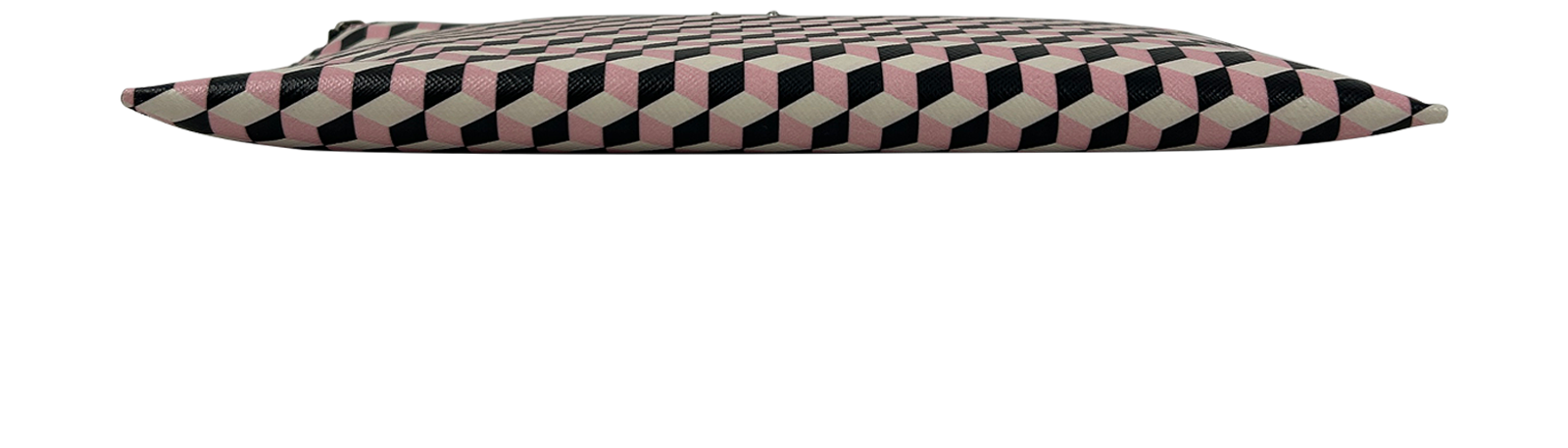 Clutch, 320&euro;, Bolso, Blanco/Negro/Rosa, Animal - Piel, Vista superior