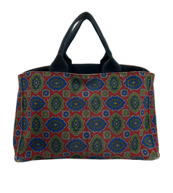 Tote Tapiz,Lona,Verde/Rojo/Azul,3*