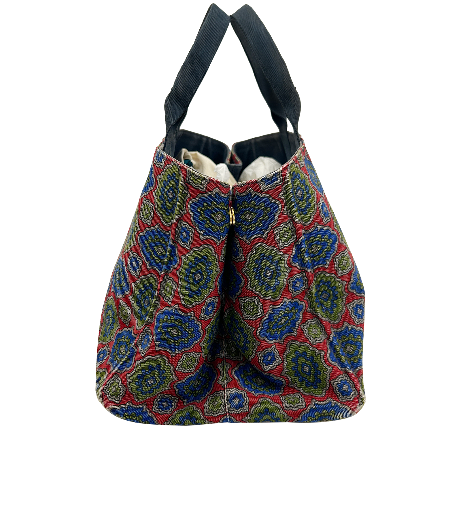 Tote Tapiz, 290&euro;, Bolso, Azul/Rojo/Verde, Canvas - General, Vista inferior