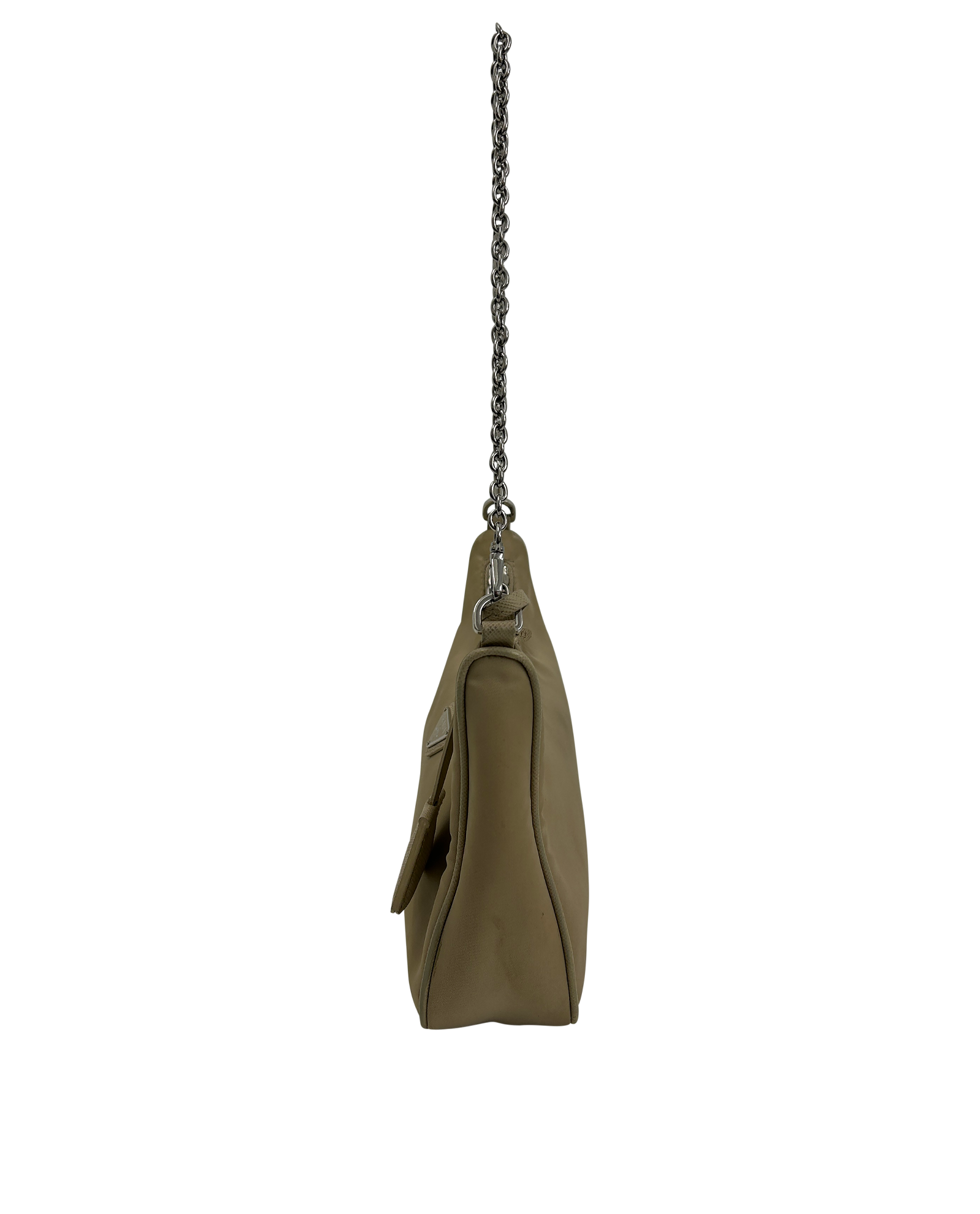 Re-Nylon Re-Editión, 840&euro;, Bolso, Beige, Polímero - Nylon, Vista inferior