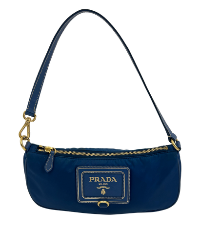 Baguette, 320&euro;, Bolso, Azul, Polímero - Nylon, Vista frontal