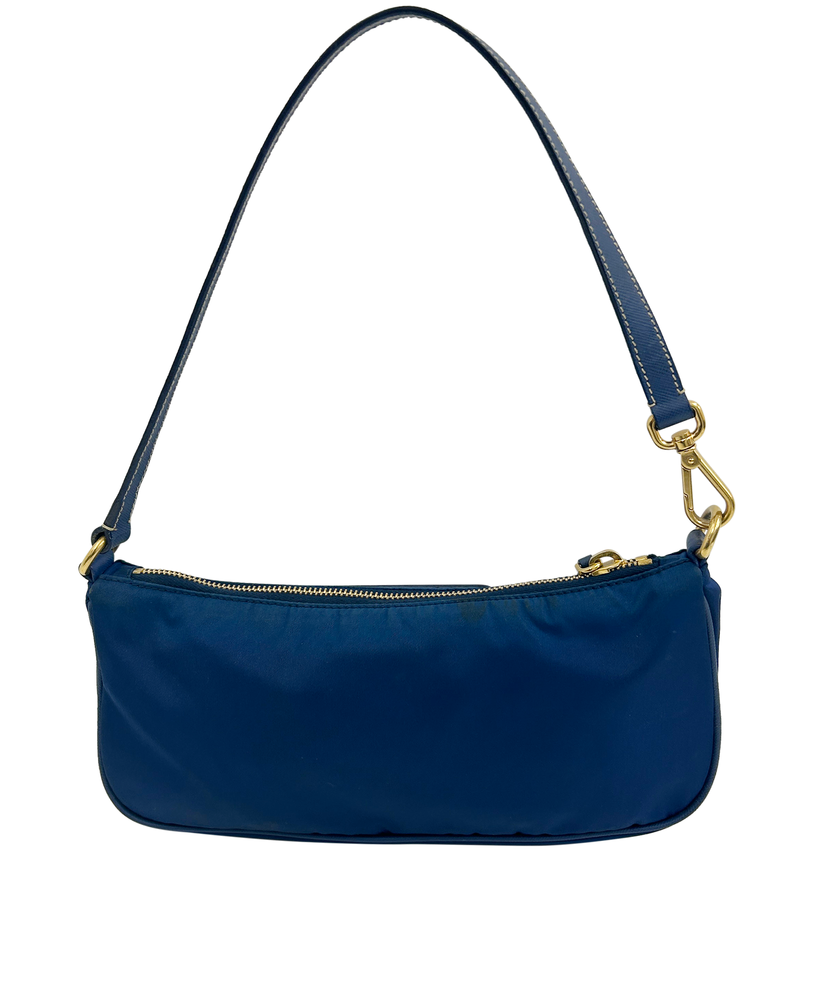 Baguette, 320&euro;, Bolso, Azul, Polímero - Nylon, Vista trasera
