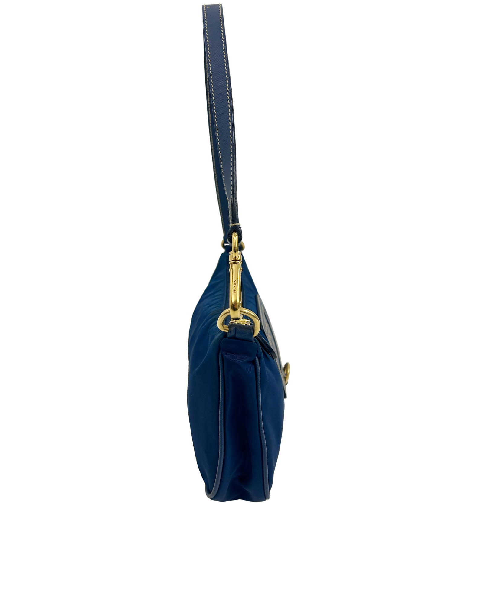 Baguette, 320&euro;, Bolso, Azul, Polímero - Nylon, Vista lateral