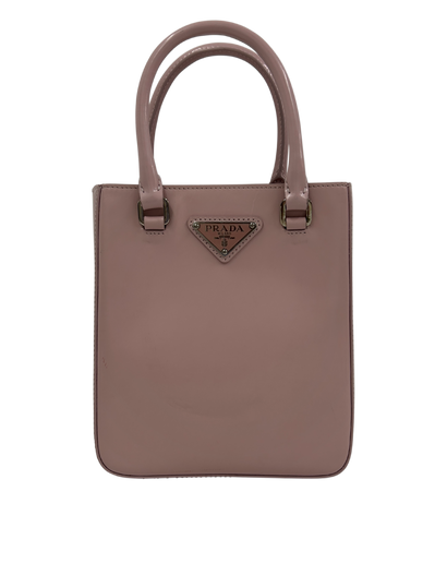 Mini Tote, 720&euro;, Bolso, Rosa, Cuero - Charol, Vista frontal