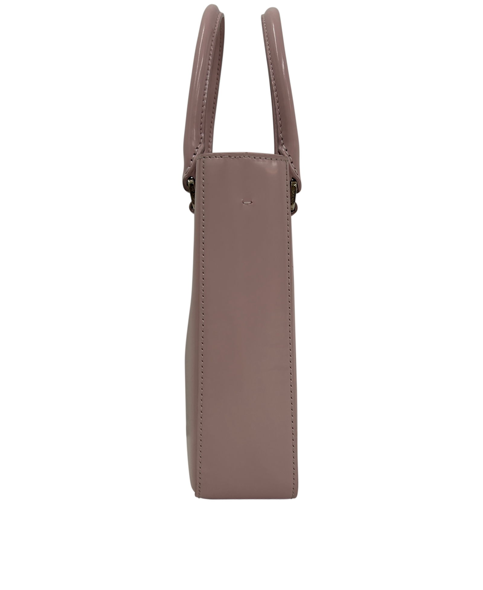 Mini Tote, 720&euro;, Bolso, Rosa, Cuero - Charol, Vista lateral