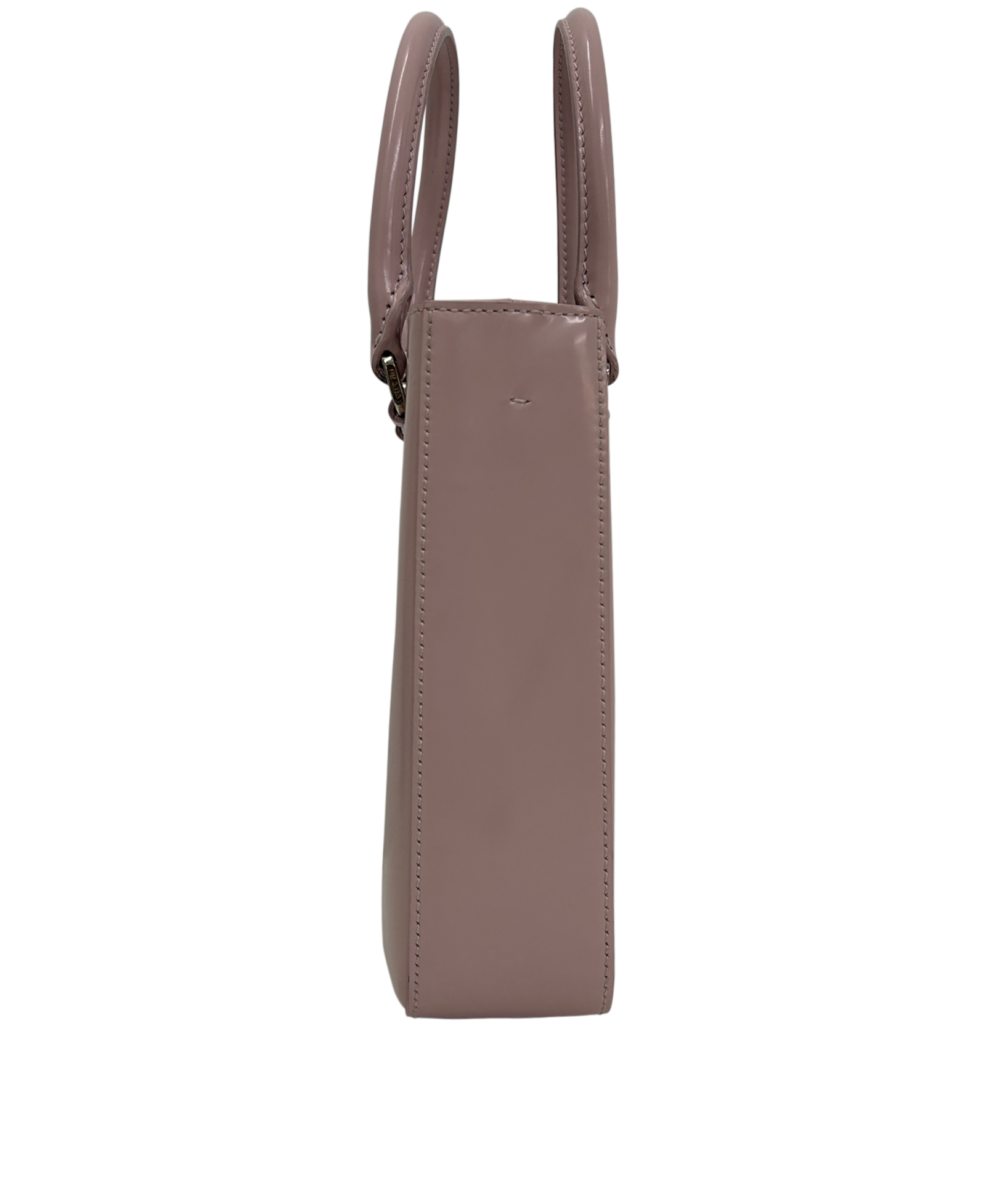 Mini Tote, 720&euro;, Bolso, Rosa, Cuero - Charol, Vista inferior