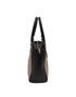 Bolso Saffiano. Rosa/Negro, vista lateral