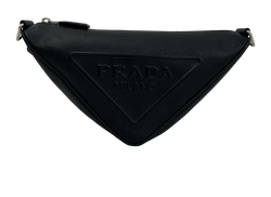 Triangle Bandolera, Piel, Negro,3,3*