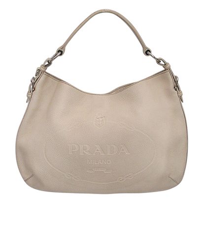 Hobo Logo Prada, vista frontal