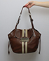 Bolso de Cierre en Lagarto, 170€, Marrón, Animal - Piel, Vista frontal