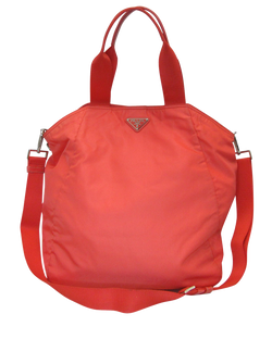 Bag, Shoulder bag, Nylon, Orange, 164, DB, 3