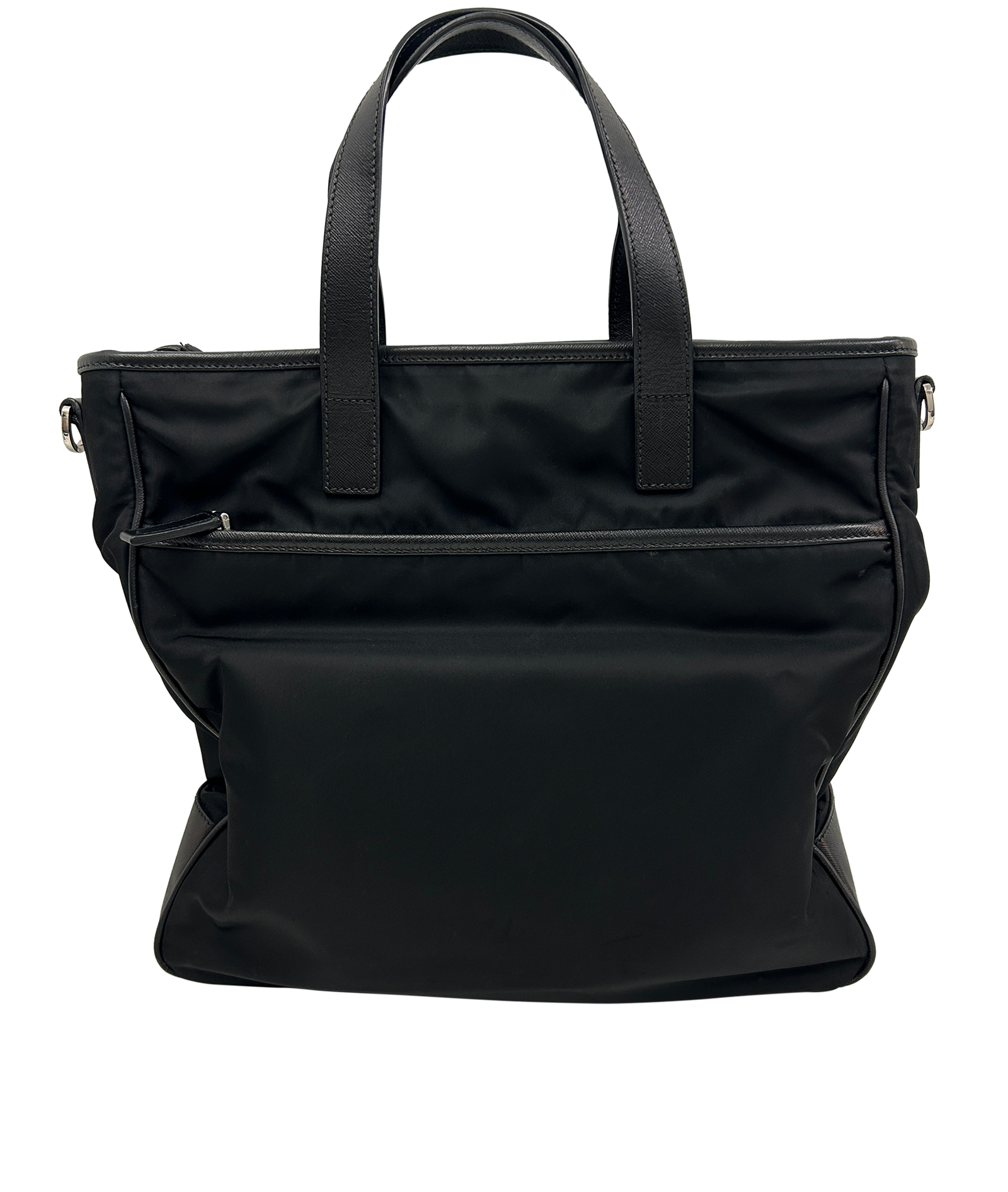 Tote Renylon, 890&euro;, Bolso, Negro, Tejido - General, Vista trasera