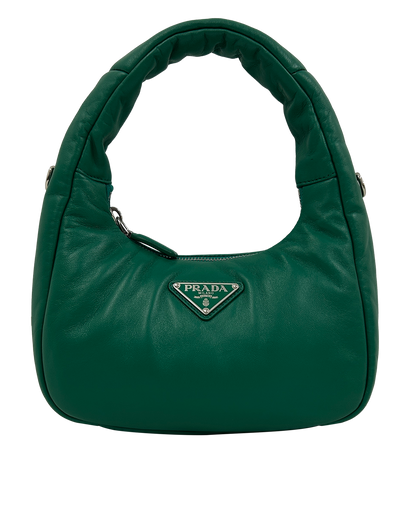 Mini Hobo Puffer, 1.450&euro;, Bolso, Verde, Animal - Piel, Vista frontal