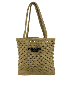 Tote Croché, Rafia, Beige, 3*