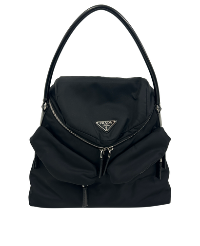 Bolso Signaux, 1.100&euro;, Bolso, Negro, Polímero - Nylon, Vista frontal