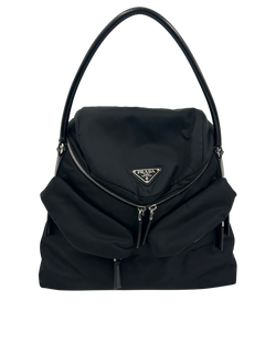 Bolso Signaux, Nylon/Piel, Negro,255, 3*