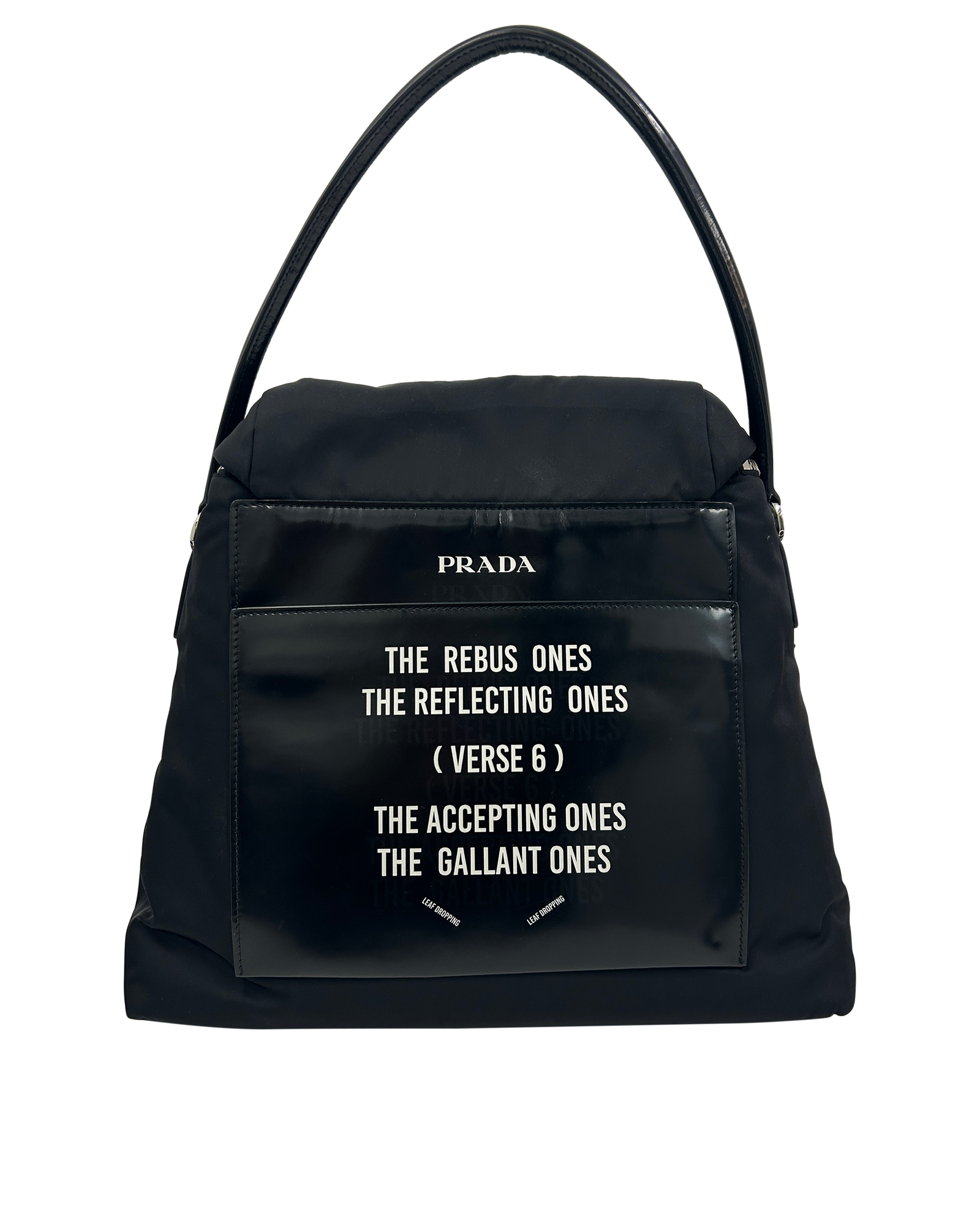 Bolso Signaux, 1.100&euro;, Bolso, Negro, Polímero - Nylon, Vista trasera