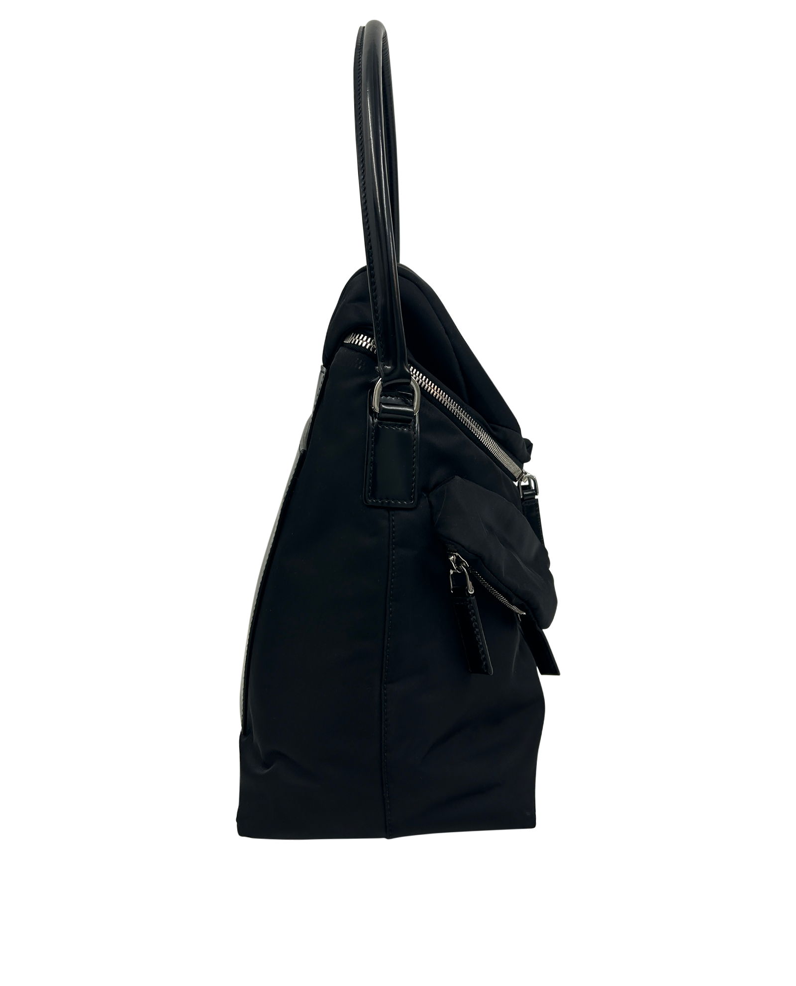 Bolso Signaux, 1.100&euro;, Bolso, Negro, Polímero - Nylon, Vista lateral