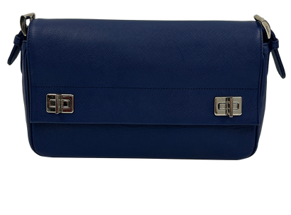 Soft Turn Line, 240&euro;, Bolso, Azul, Animal - Piel, Vista frontal