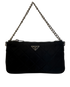 Quilted Nylon Chain Shoulder, 390&euro;, Bolso, Negro, Polímero - Nylon, Vista frontal