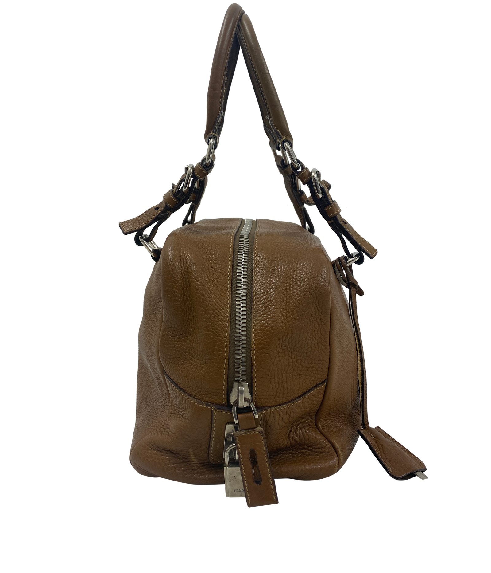 Bolso Al Hombro Vintage, 190&euro;, Bolso, Marrón, Animal - Piel, Vista lateral