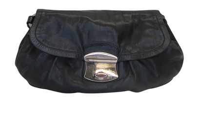 Bolso  Al Hombro Vintage, 390&euro;, Bolso, Negro, Animal - Piel, Vista frontal