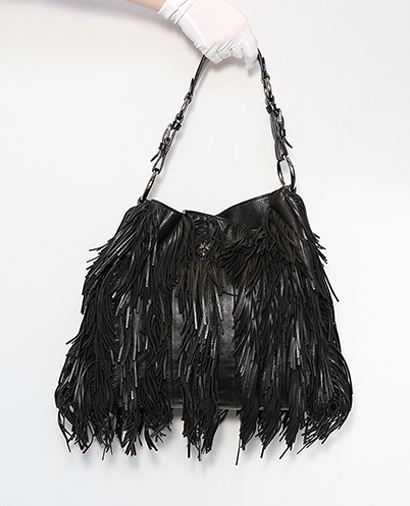 Scamosciato Fringe Hobo, vista frontal