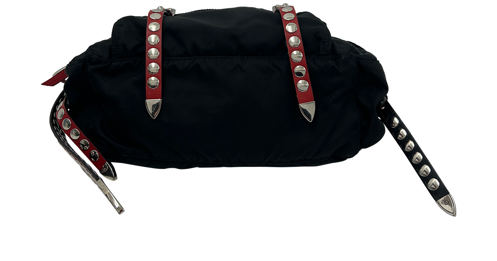 Crossbody Elektra, 740&euro;, Bolso, Negro/Rojo, Animal - Piel/Tejido - General, Vista superior