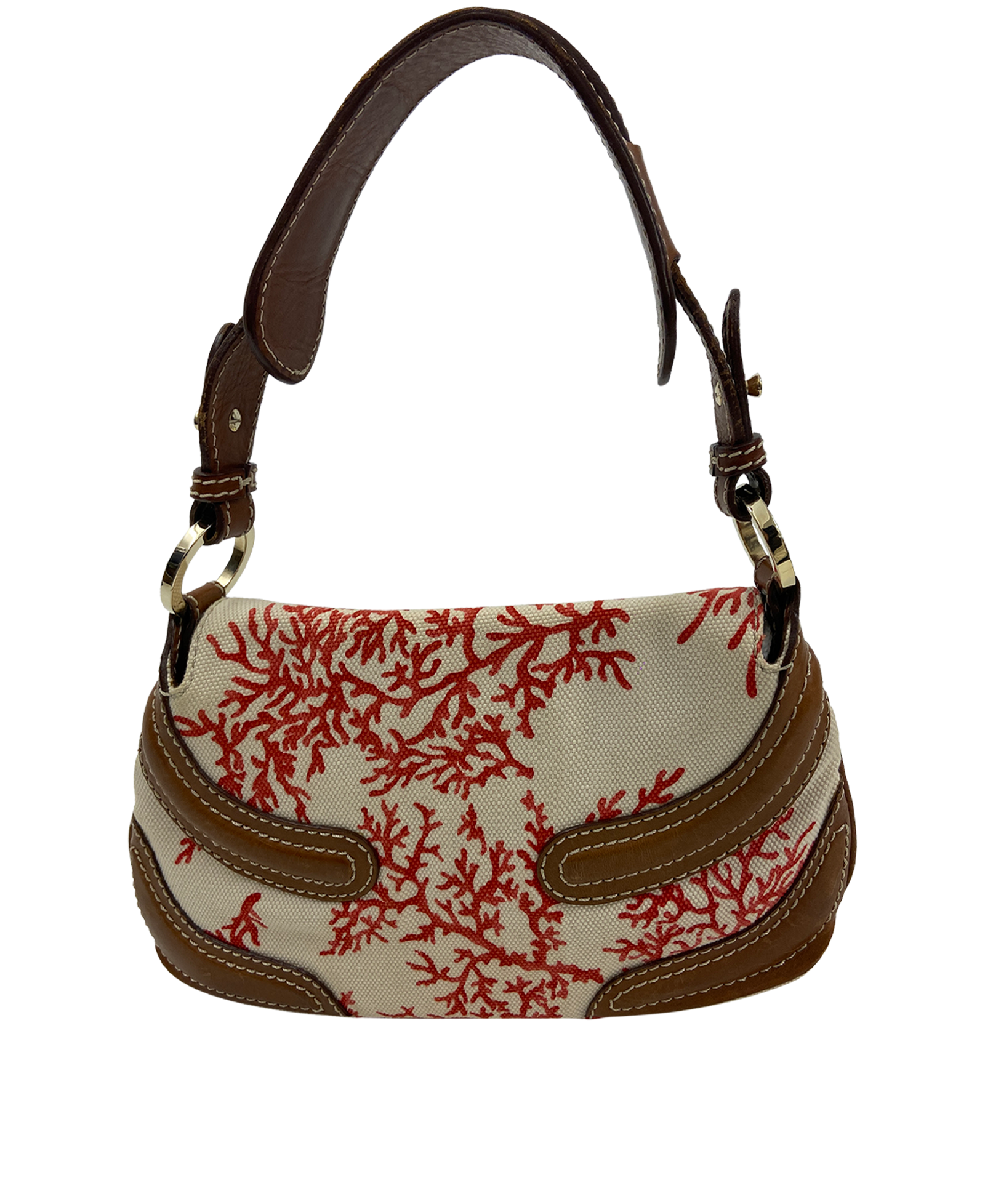 Bolso, 360&euro;, Bolso, Beige/Marrón, Tejido - General, Vista trasera