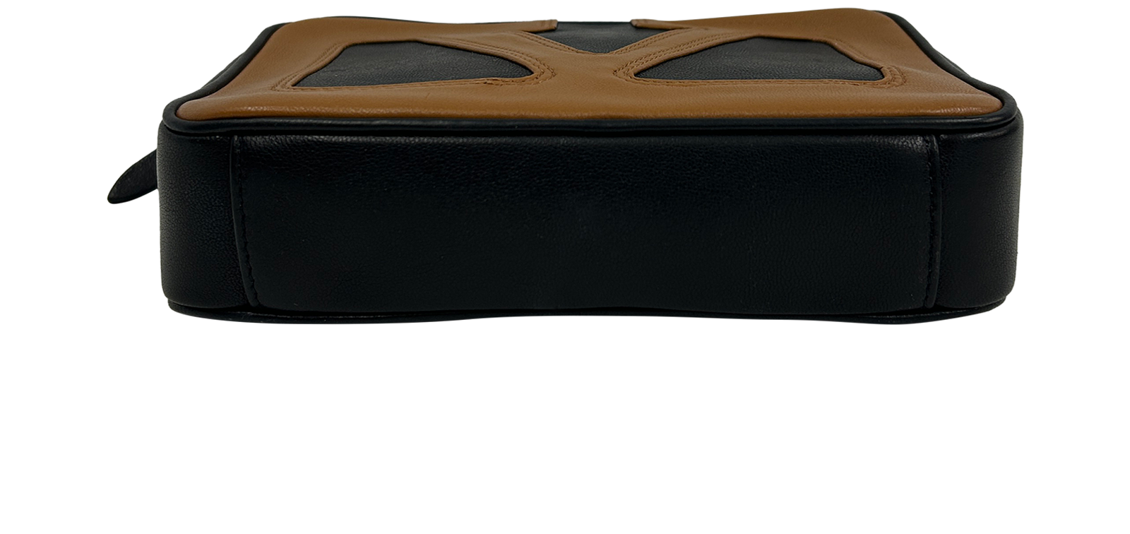 Viva Super Star, 710&euro;, Bolso, Marrón/Negro, Animal - Piel, Vista superior