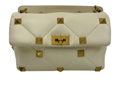 Roman, 890&euro;, Bolso, Blanco, Animal - Piel, Vista frontal