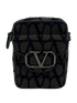 Bandolera, 800&euro;, Bolso, Marrón/Negro, Tejido - General, Vista frontal