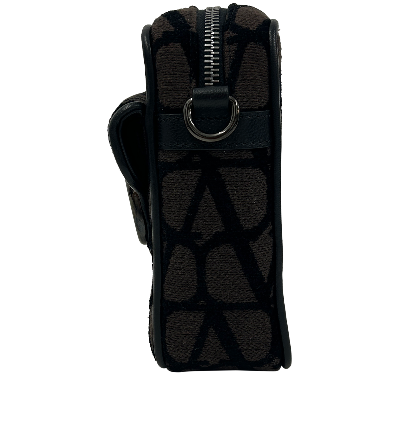 Bandolera, 800&euro;, Bolso, Marrón/Negro, Tejido - General, Vista inferior